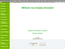 Tablet Screenshot of gabinetzdrowia.net.pl